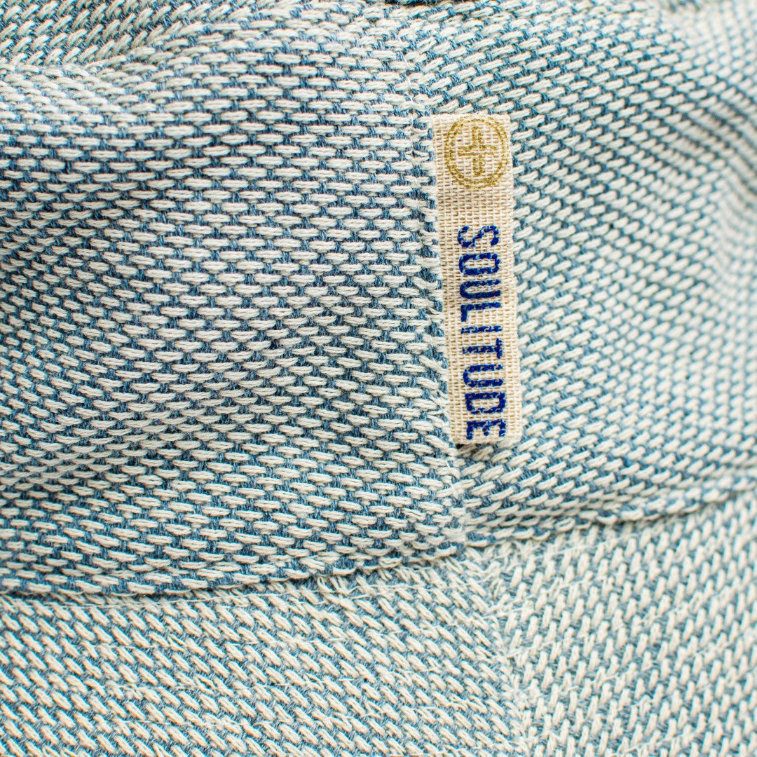 SOULITUDE Unisex Bucket Hat-Patterned Blue