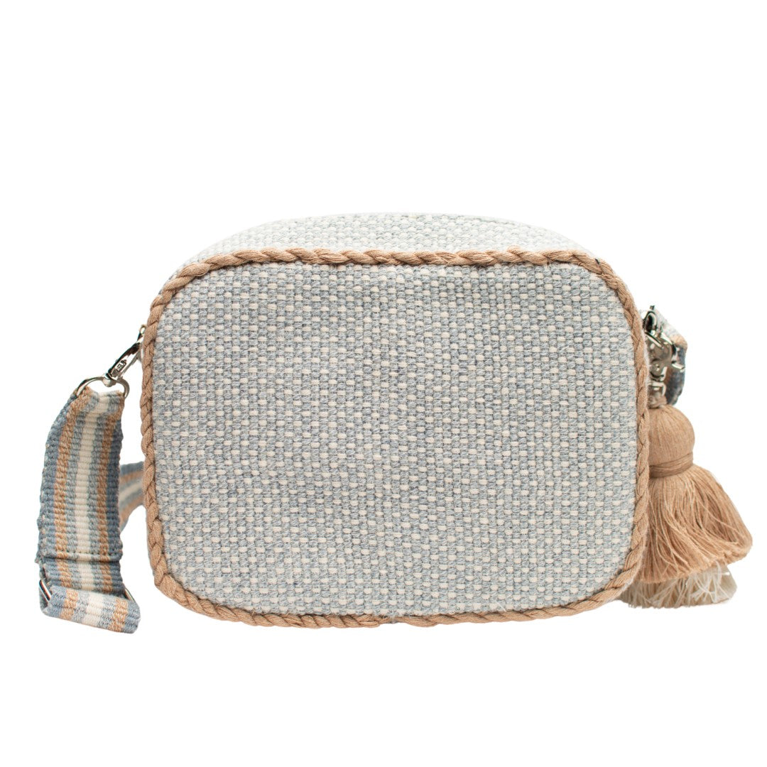 Izel Crossbody-Cacao/Blue/Whte